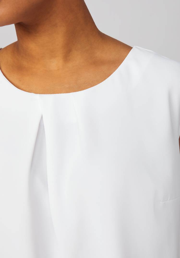 Блуза с декоративными складками Летиция шир.  750, рис. 5