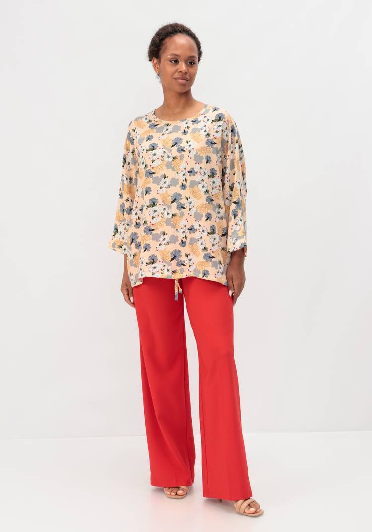 Блуза с принтом Валенсия шир.  750, рис. 22