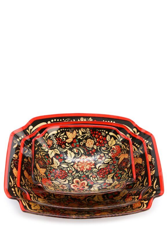 Набор салатников из стекла, 3 шт. шир.  580, рис. 2