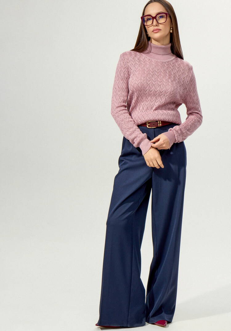 Свитер ажурный шир.  750, рис. 8