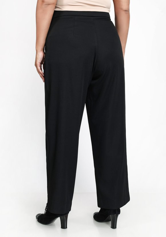 Брюки с пуговицами на боку шир.  580, рис. 6