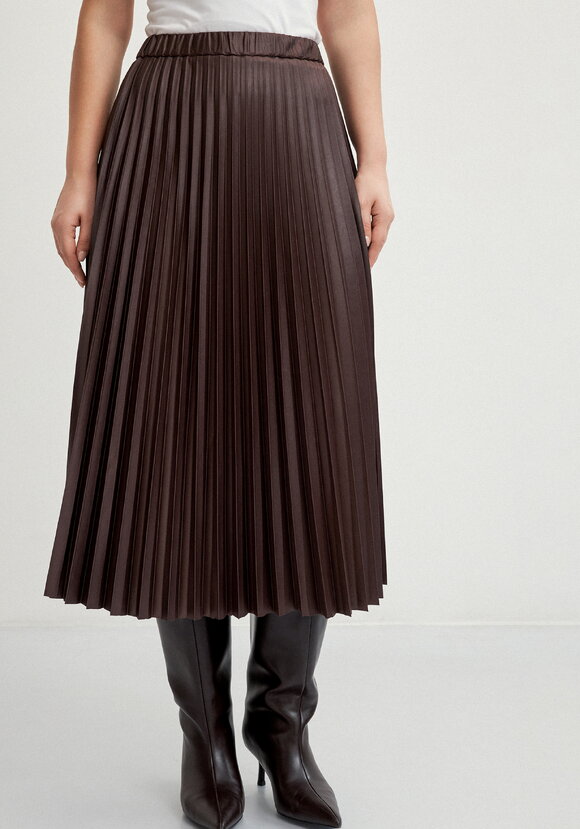 Юбка плиссированная из трикотажа с напылением шир.  580, рис. 4