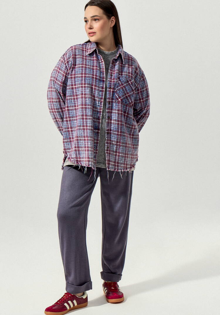 Брюки с манжетами и широкой резинкой шир.  750, рис. 6