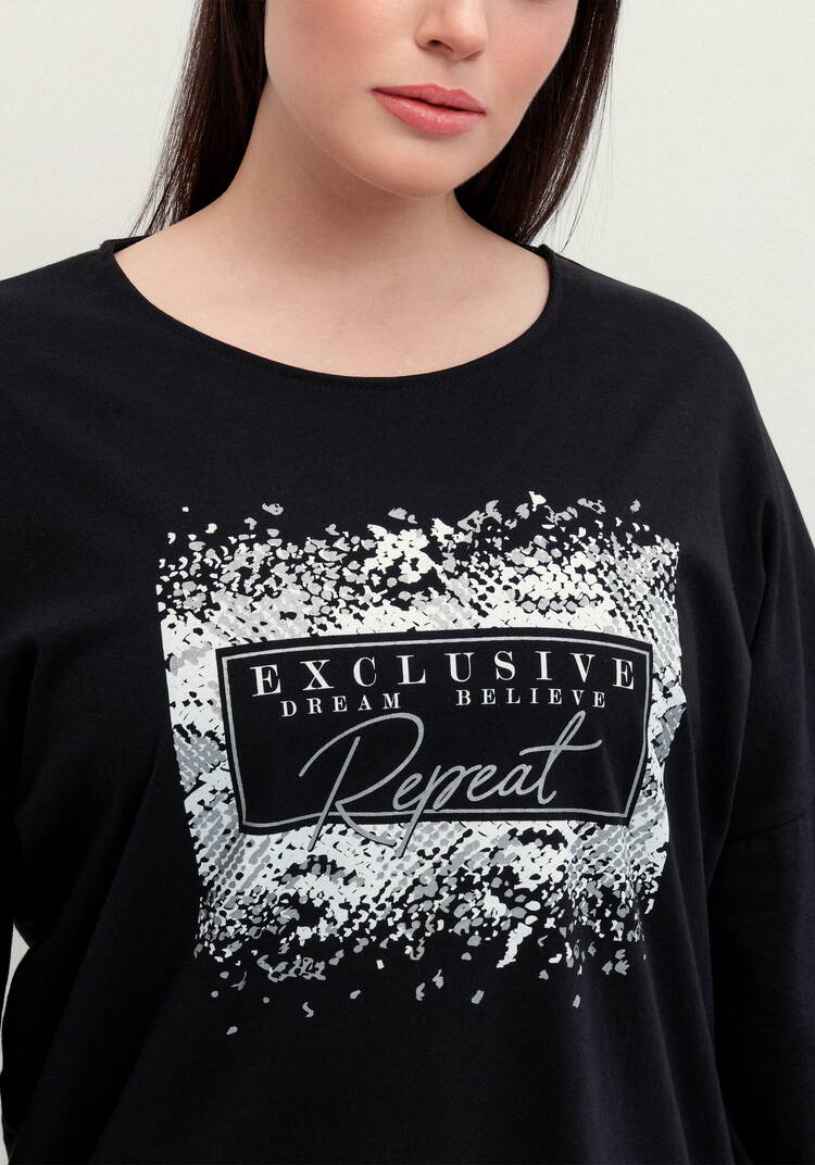 Туника с принтом на груди шир.  750, рис. 13