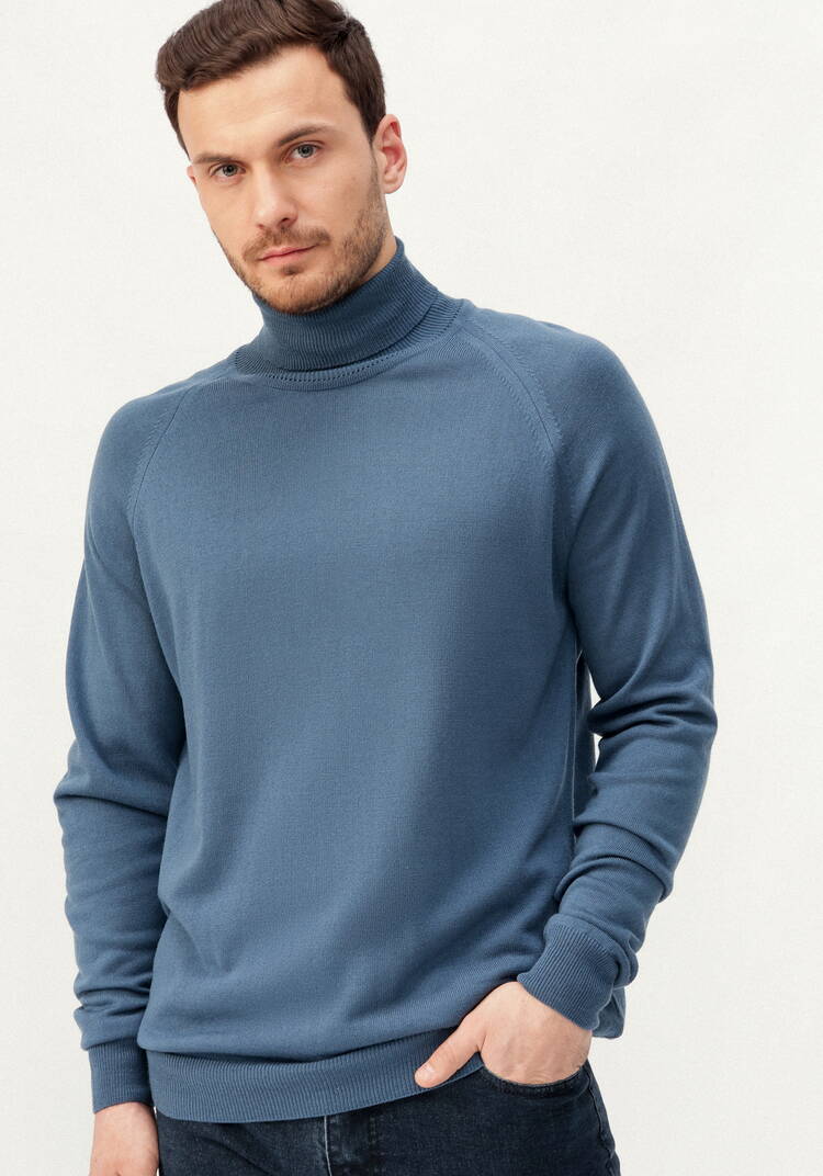 Джемпер вязаный с высокой горловиной шир.  750, рис. 15