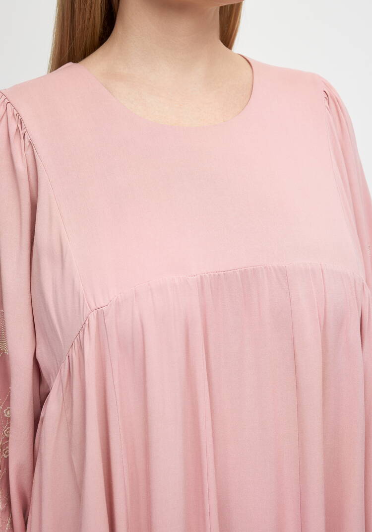 Платье свободного кроя с отрезным лифом шир.  750, рис. 12