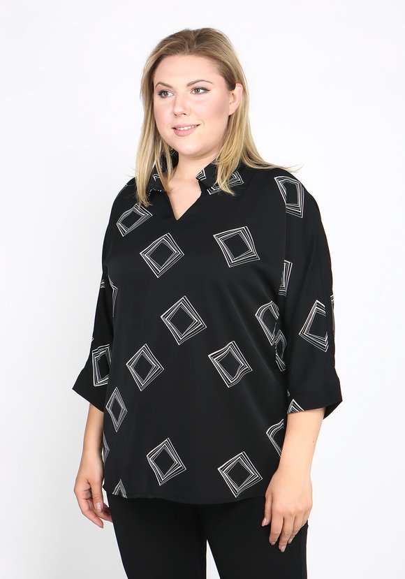 Блуза Обворожительная незнакомка шир.  580, рис. 13