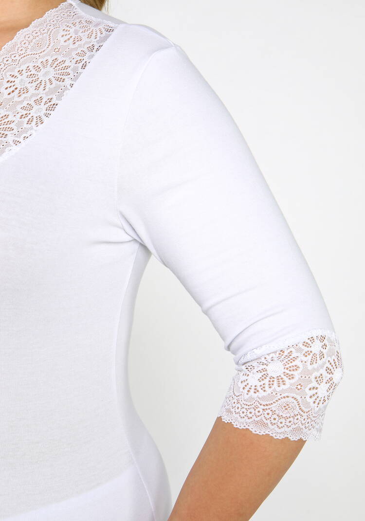 Майка с рукавом 3/4 Леди Кармен шир.  750, рис. 14