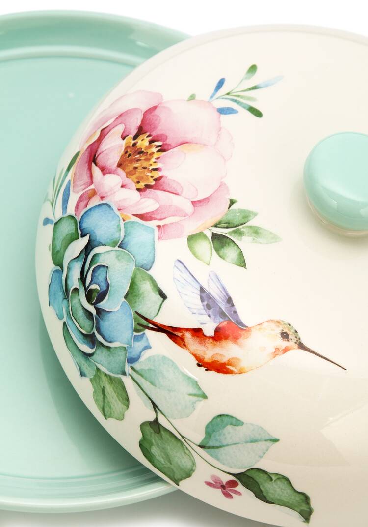 Блюдо с крышкой из доломитовой керамики шир.  750, рис. 4