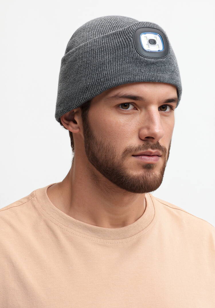 Шапка с фонарем Тeплый свет шир.  750, рис. 2