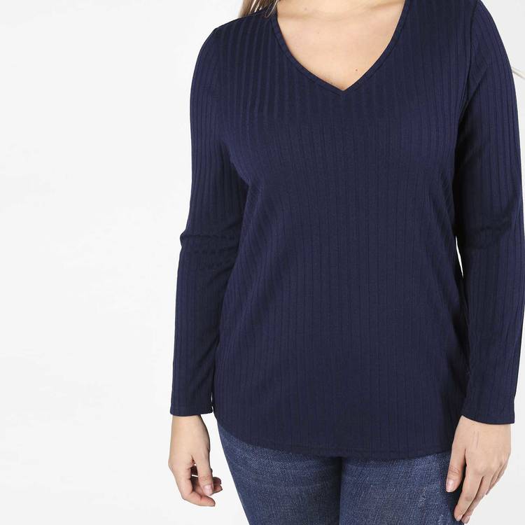 Блузка с V-образным вырезом прямого кроя шир.  750, рис. 18