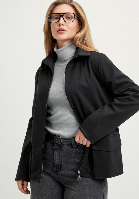 Жакет прямого силуэта на молнии шир.  580, рис. 9