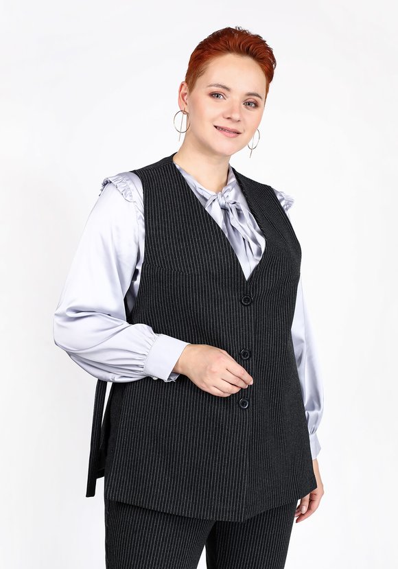 Жилет с регулировкой ширины в боковых швах шир.  580, рис. 5