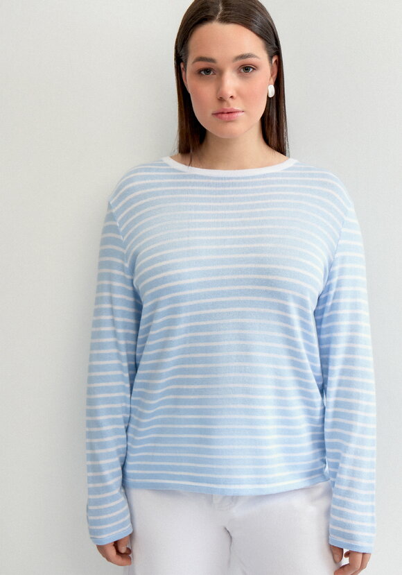 Лонгслив с рисунком в полоску шир.  580, рис. 14