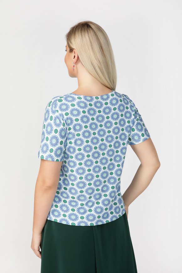 Блуза с коротким рукавом Сара шир.  580, рис. 8