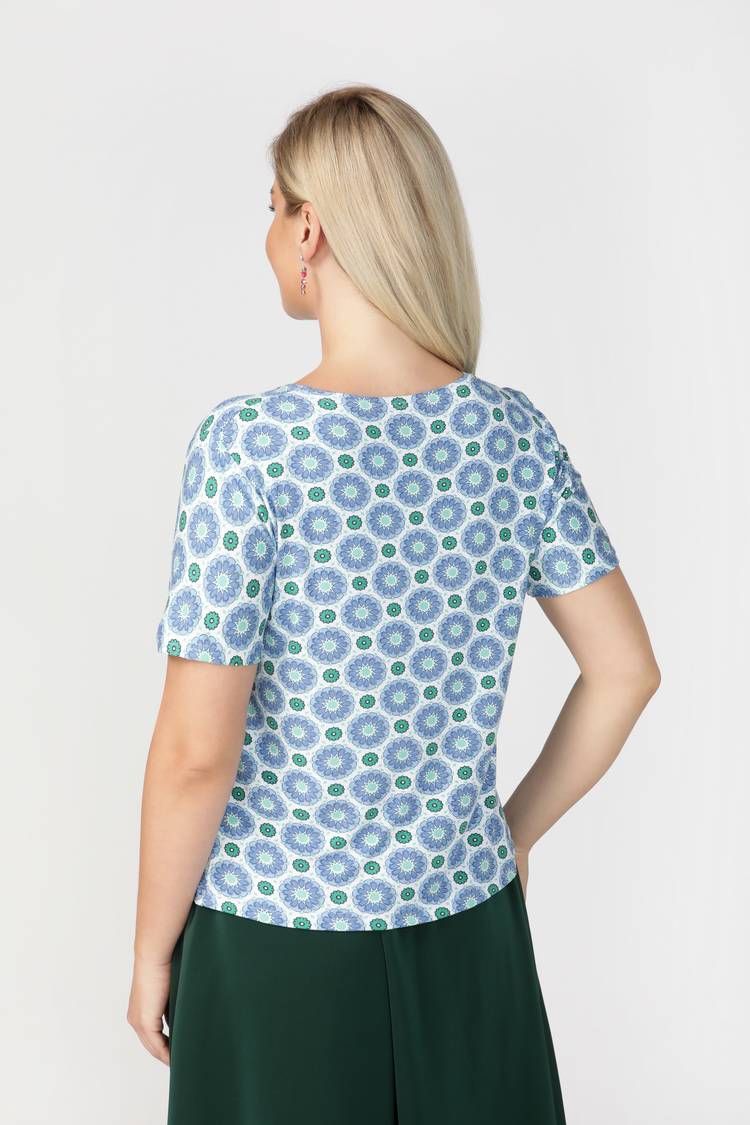 Блуза с коротким рукавом Сара шир.  750, рис. 8