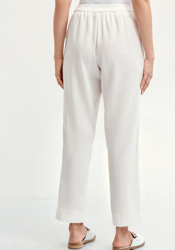 Брюки прямые изо льна шир.  580, рис. 11