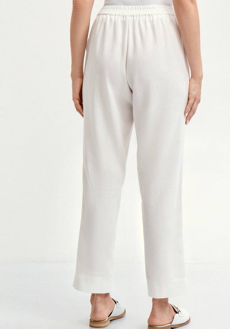 Брюки прямые изо льна шир.  750, рис. 11