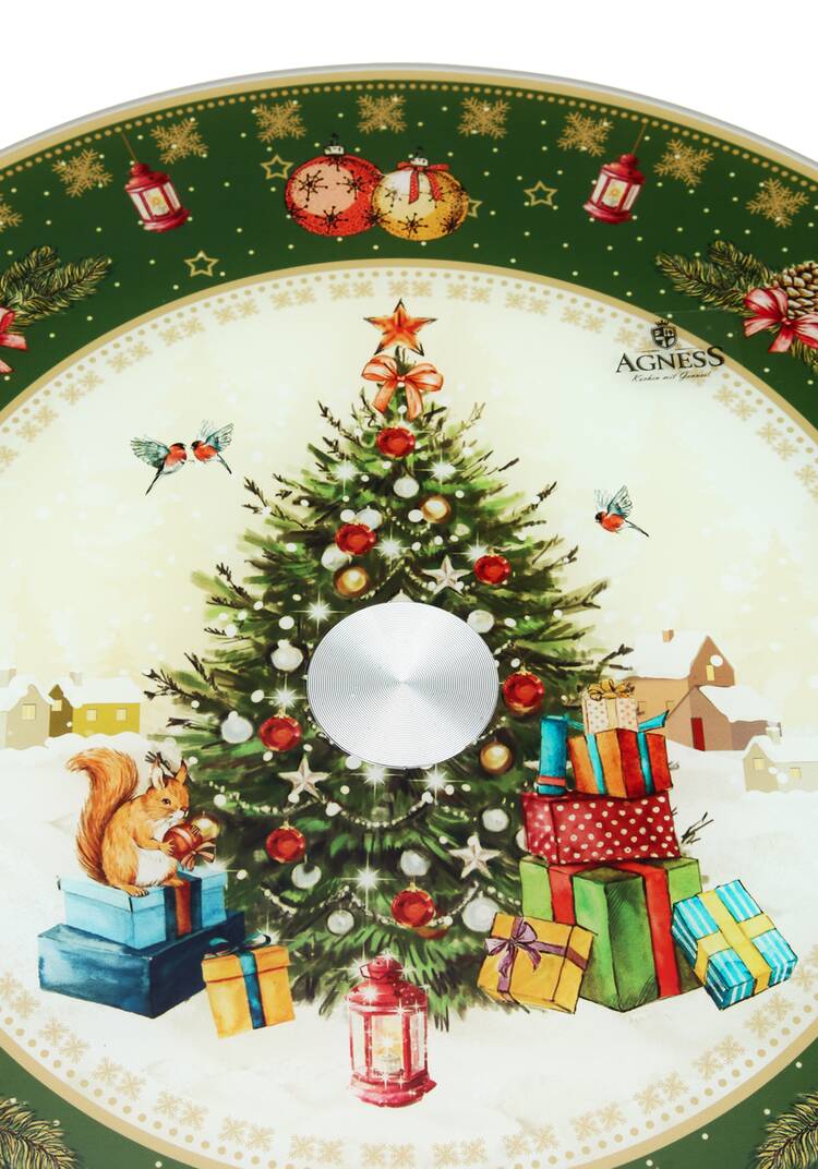 Тортовница вращающаяся Новогодняя коллекция шир.  750, рис. 3