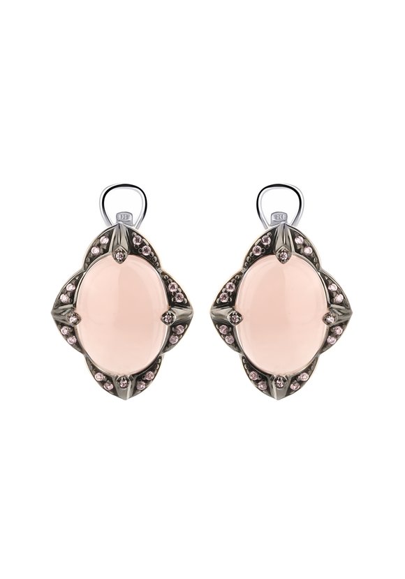 Серьги серебряные Альда шир.  580, рис. 1