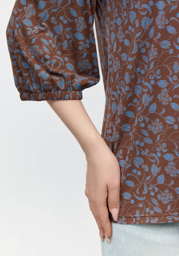 Блуза Пленительный образ шир.  750, рис. 6