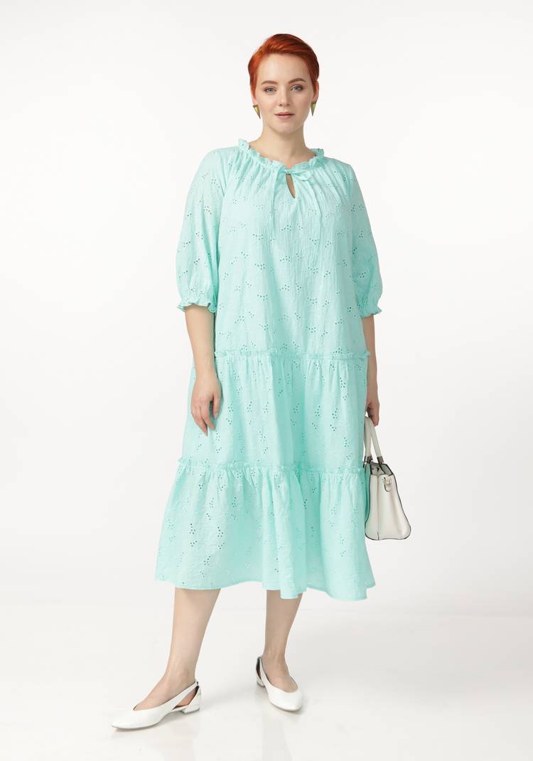 Платье ярусное свободного кроя шир.  750, рис. 18