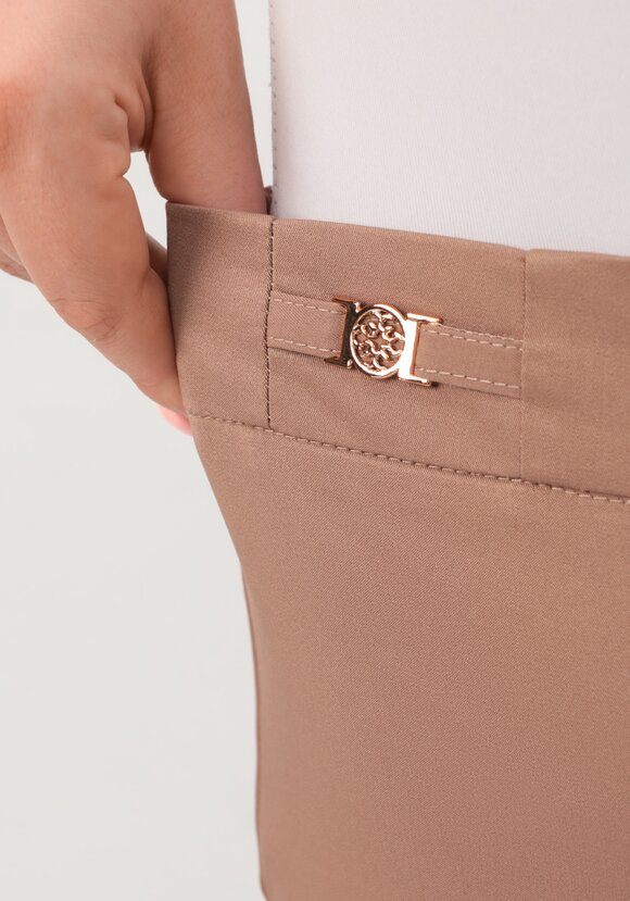 Брюки прямого силуэта 7/8 шир.  580, рис. 5