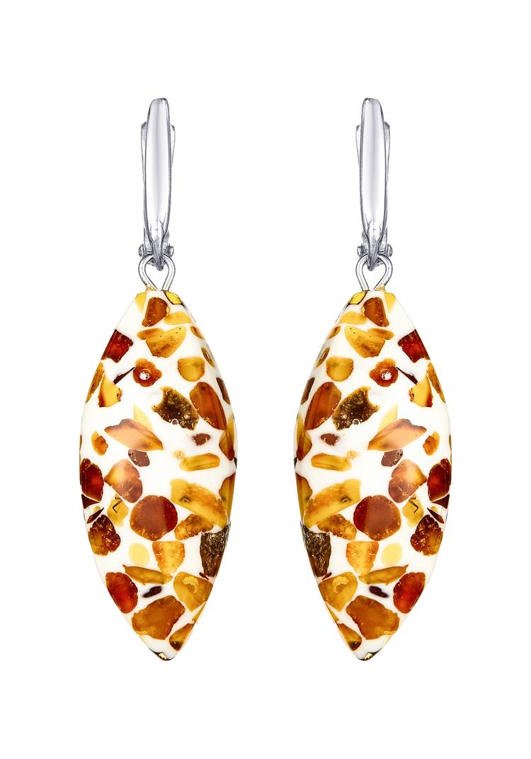 Серьги Солнечный леопард шир.  750, рис. 1