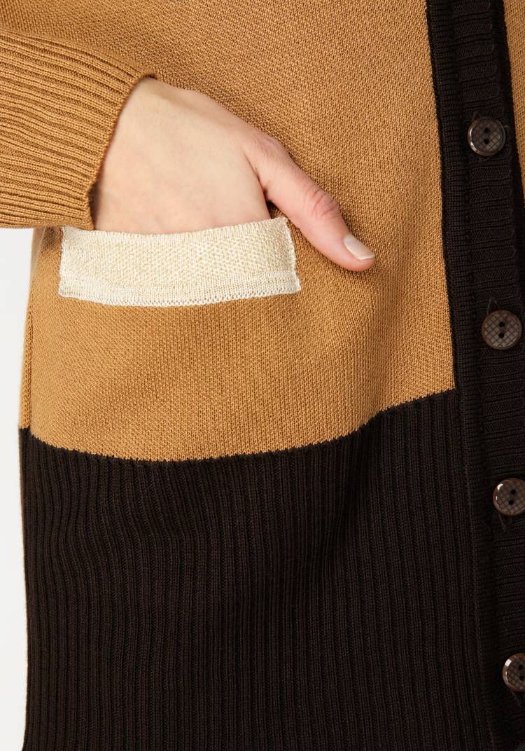 Кардиган с отделкой из метанити шир.  750, рис. 11