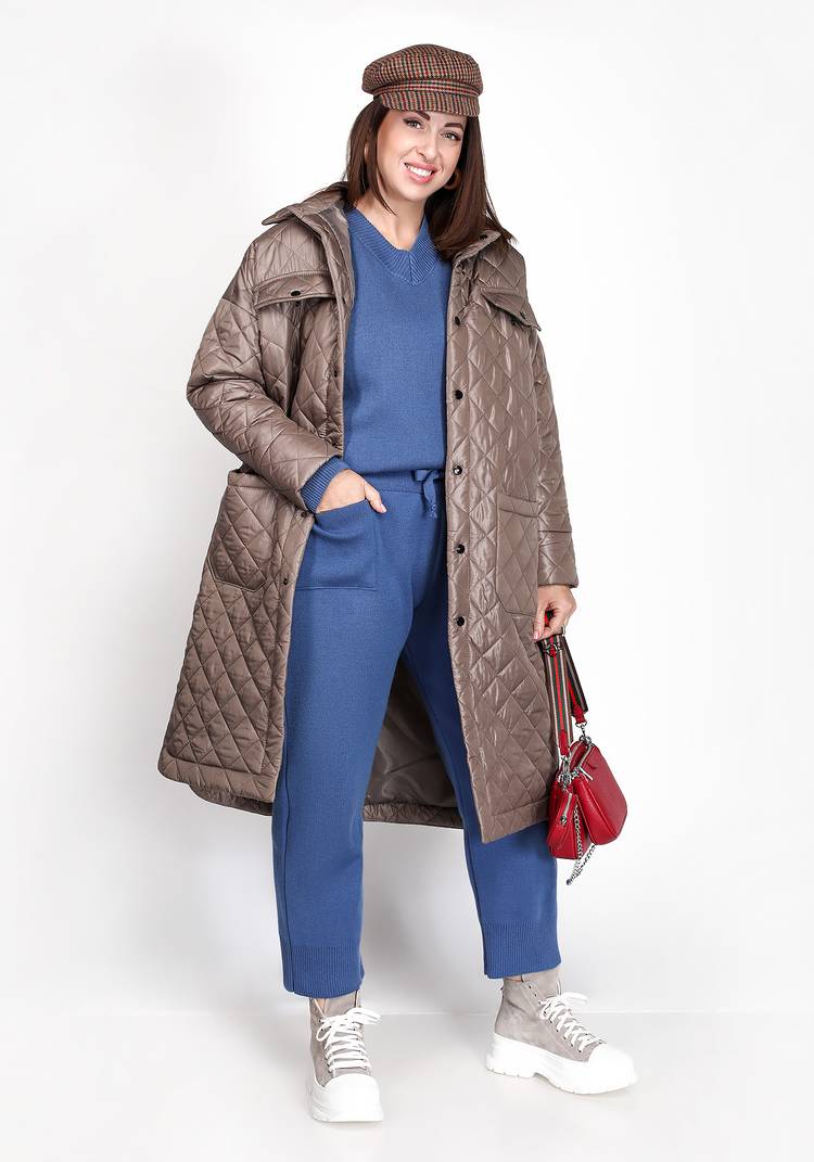 Пальто стеганое шир.  750, рис. 11