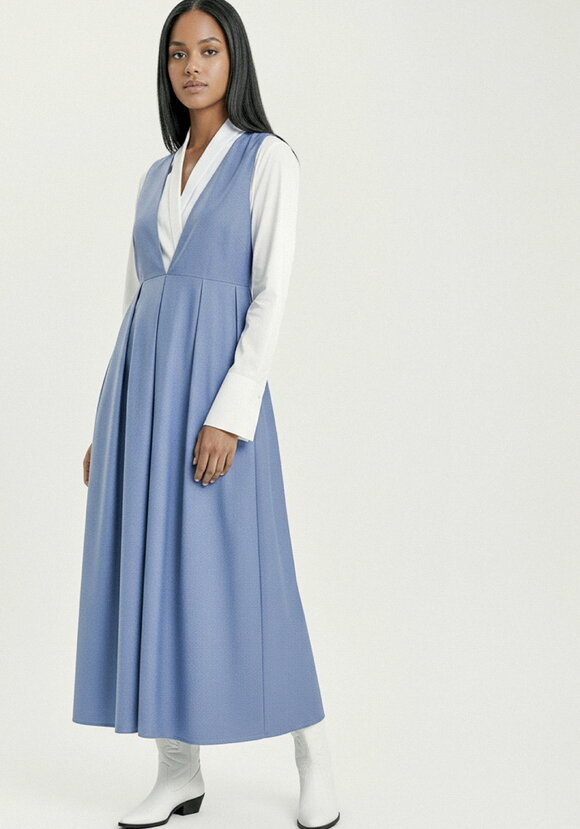 Сарафан с рюшей на спинке шир.  580, рис. 1