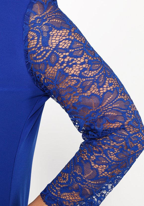 Туника с гипюровыми рукавами шир.  580, рис. 19