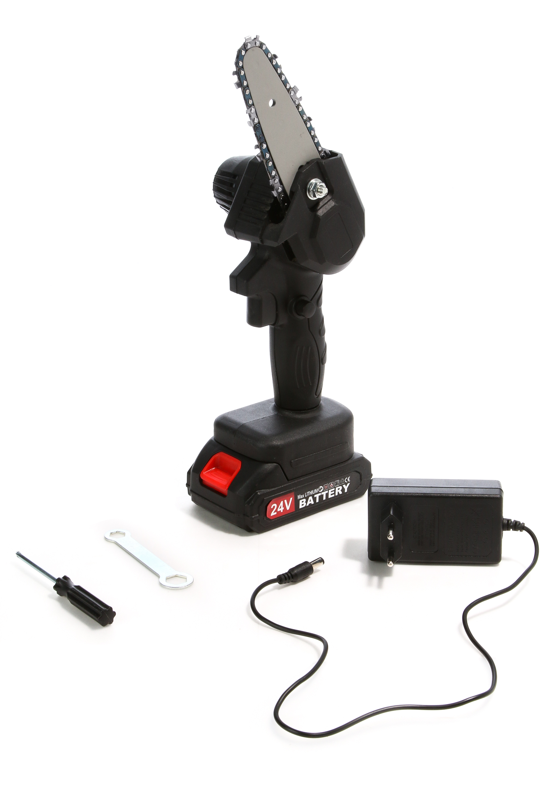 Пила аккумуляторная цепная "Хищник"