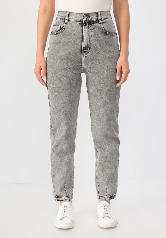 Джинсы с поясом шир.  580, рис. 4