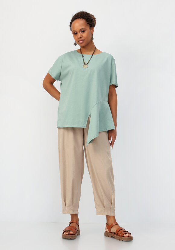 Блуза с асимметричным кроем шир.  580, рис. 18