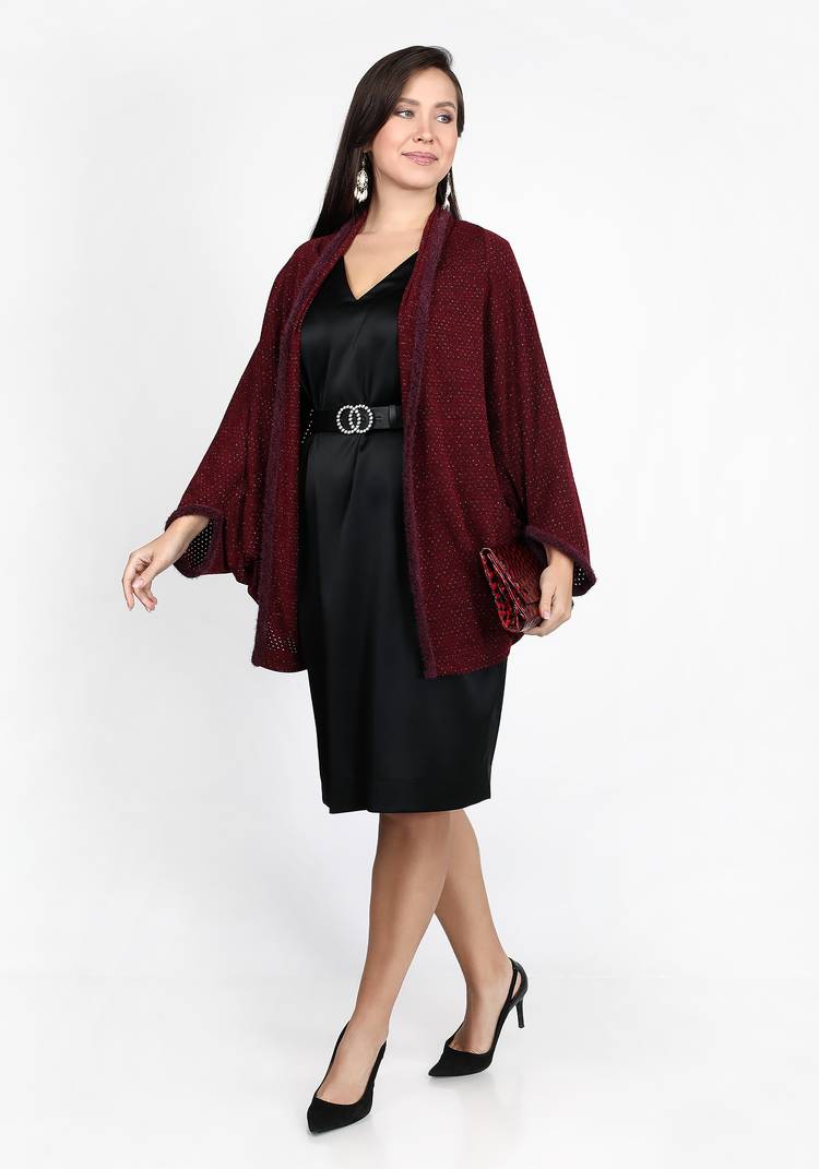 Кардиган-трансформер  летучая мышь шир.  750, рис. 6