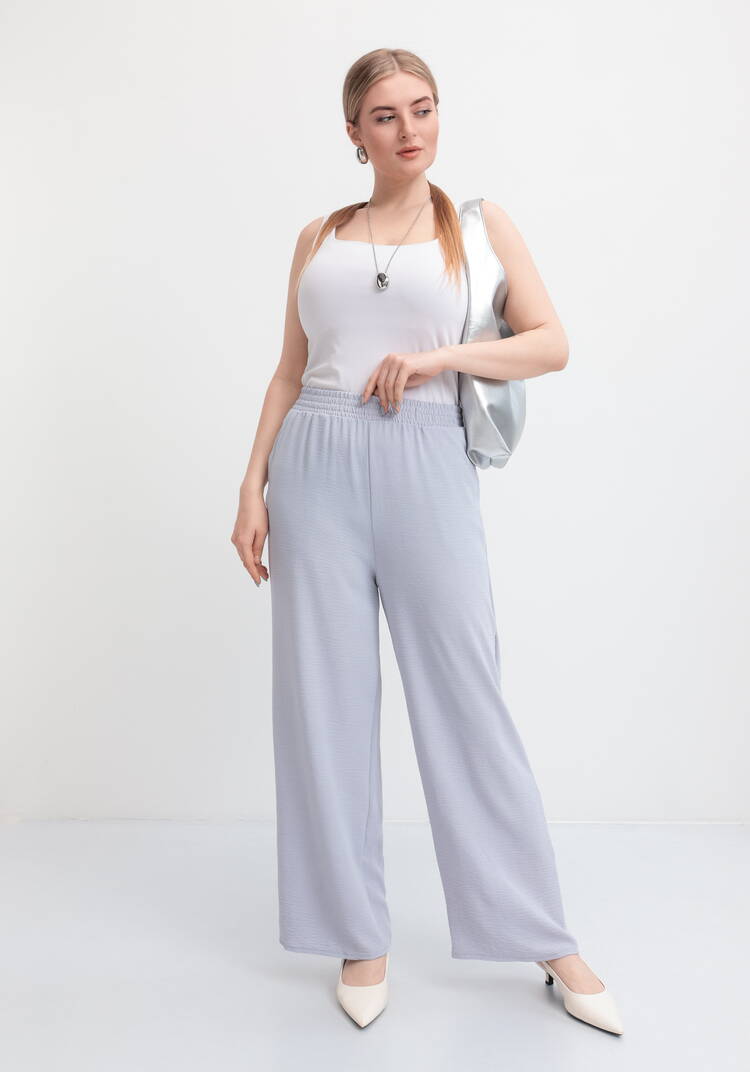 Брюки палаццо свободного силуэта шир.  750, рис. 22