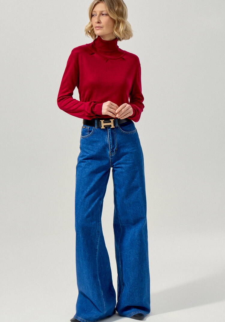 Водолазка с защипами у горловины шир.  750, рис. 12