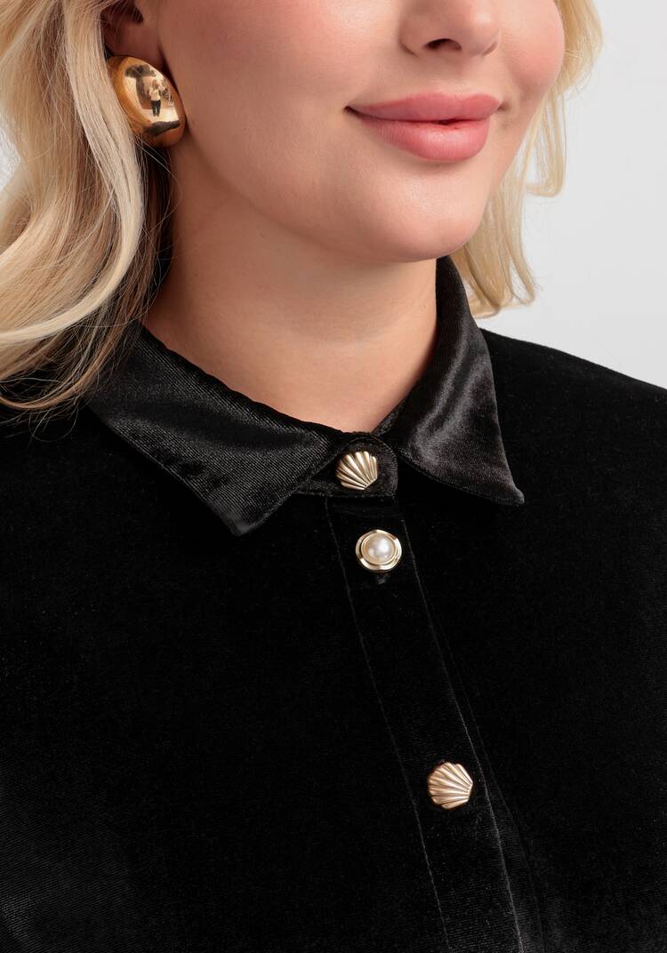 Блуза с дизайнерскими пуговицами шир.  750, рис. 14