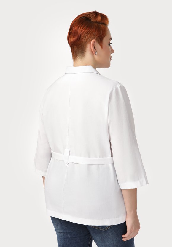 Жакет Сафари с накладными карманами шир.  580, рис. 10