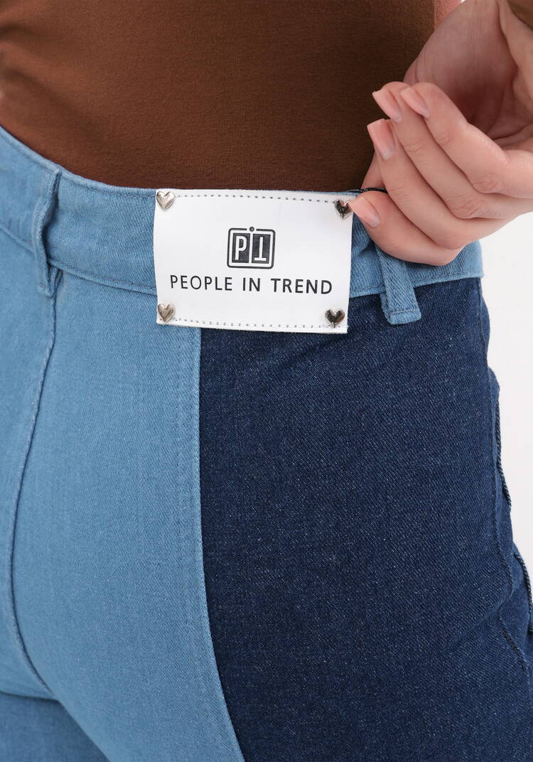 Джинсы комбинированные двухцветные шир.  750, рис. 6