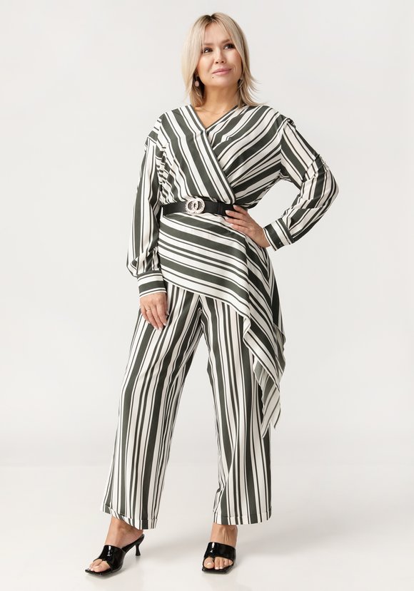 Блуза Приятный вечер шир.  580, рис. 4