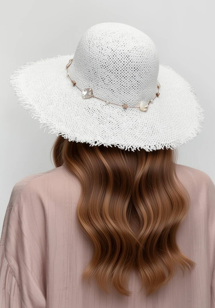 Шляпа соломенная Эмма шир.  750, рис. 5