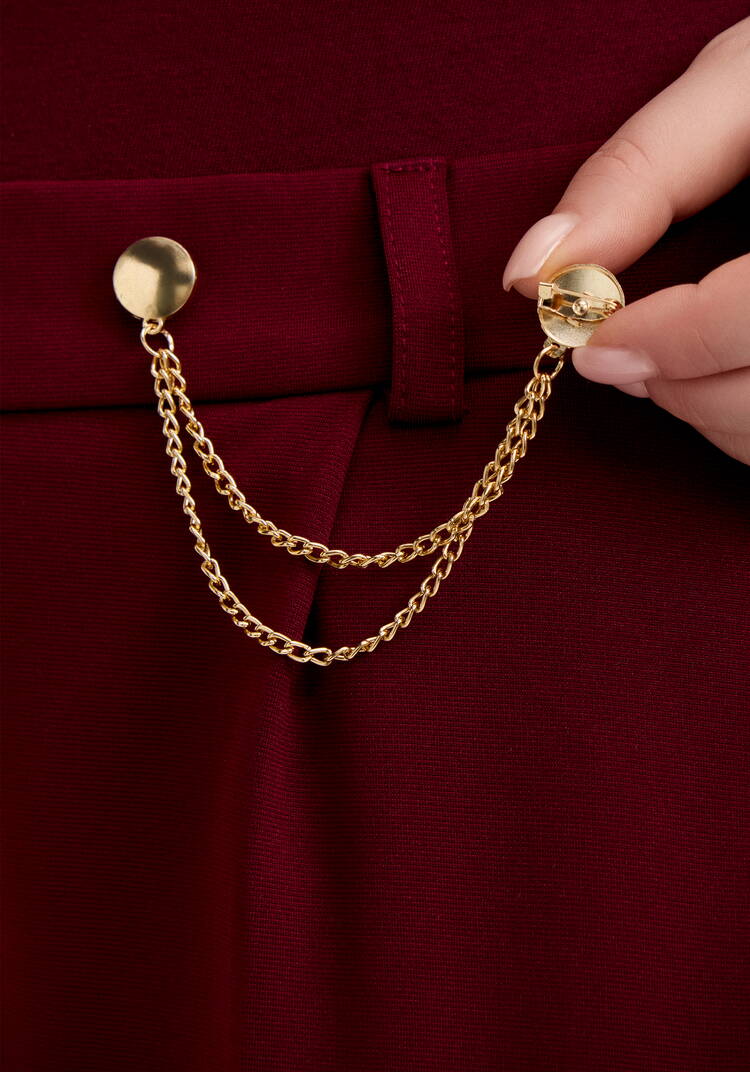 Брюки прямые с дeкором шир.  750, рис. 6