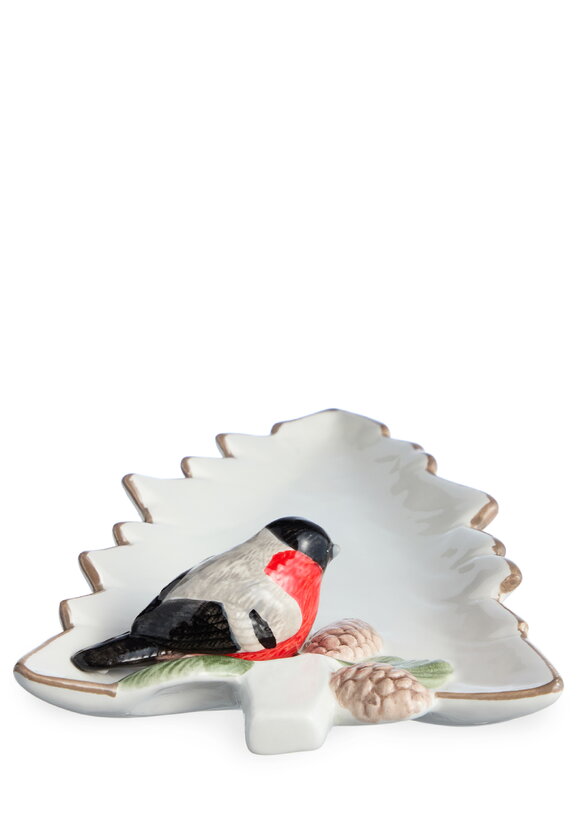 Блюдо сервировочное Снегирь на ели шир.  580, рис. 2