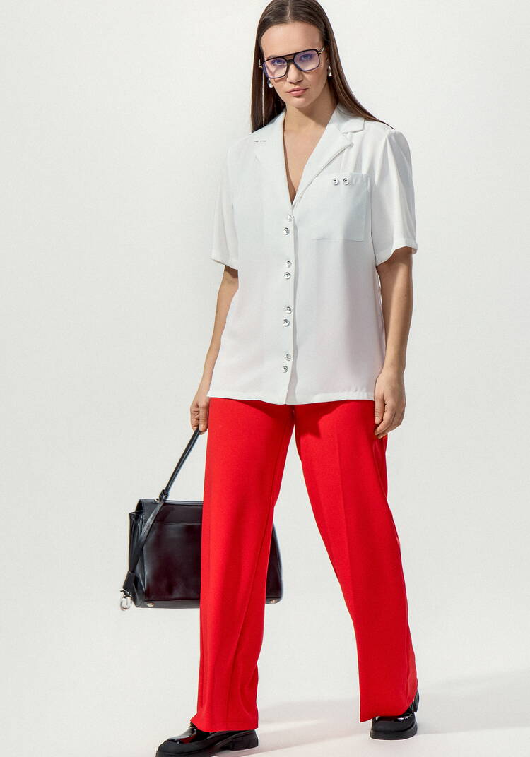 Блуза с однобортным воротником шир.  750, рис. 14