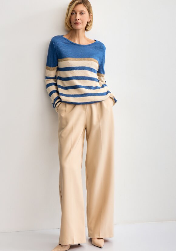 Джемпер в полоску с метанитью шир.  580, рис. 2