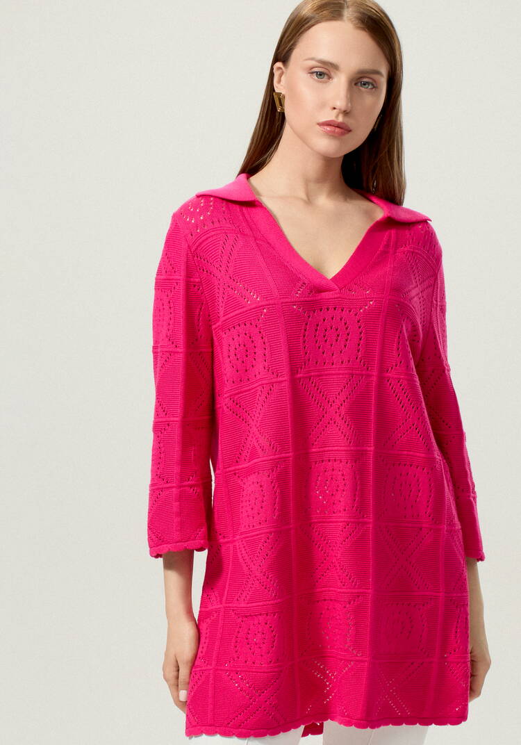 Туника с разрезами по бокам удлиненная шир.  750, рис. 23