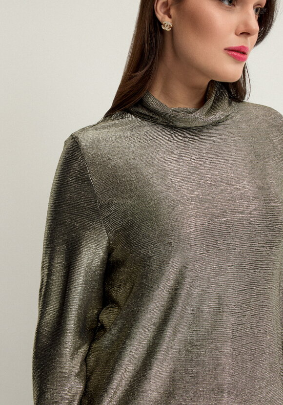 Туника свободного силуэта с блеском шир.  580, рис. 12