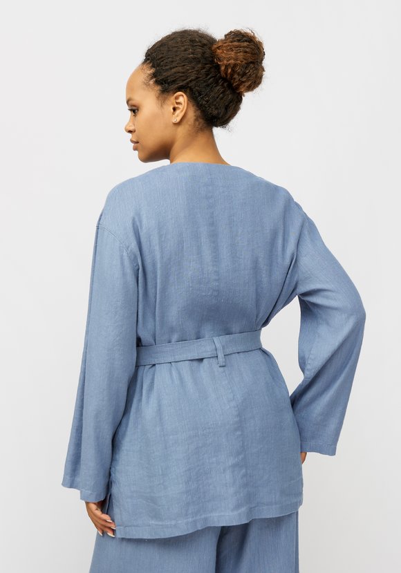 Кардиган женский с поясом Элеонора шир.  580, рис. 3